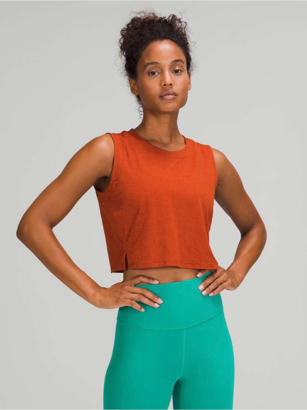 Lululemon Cropped Training Tank Top
